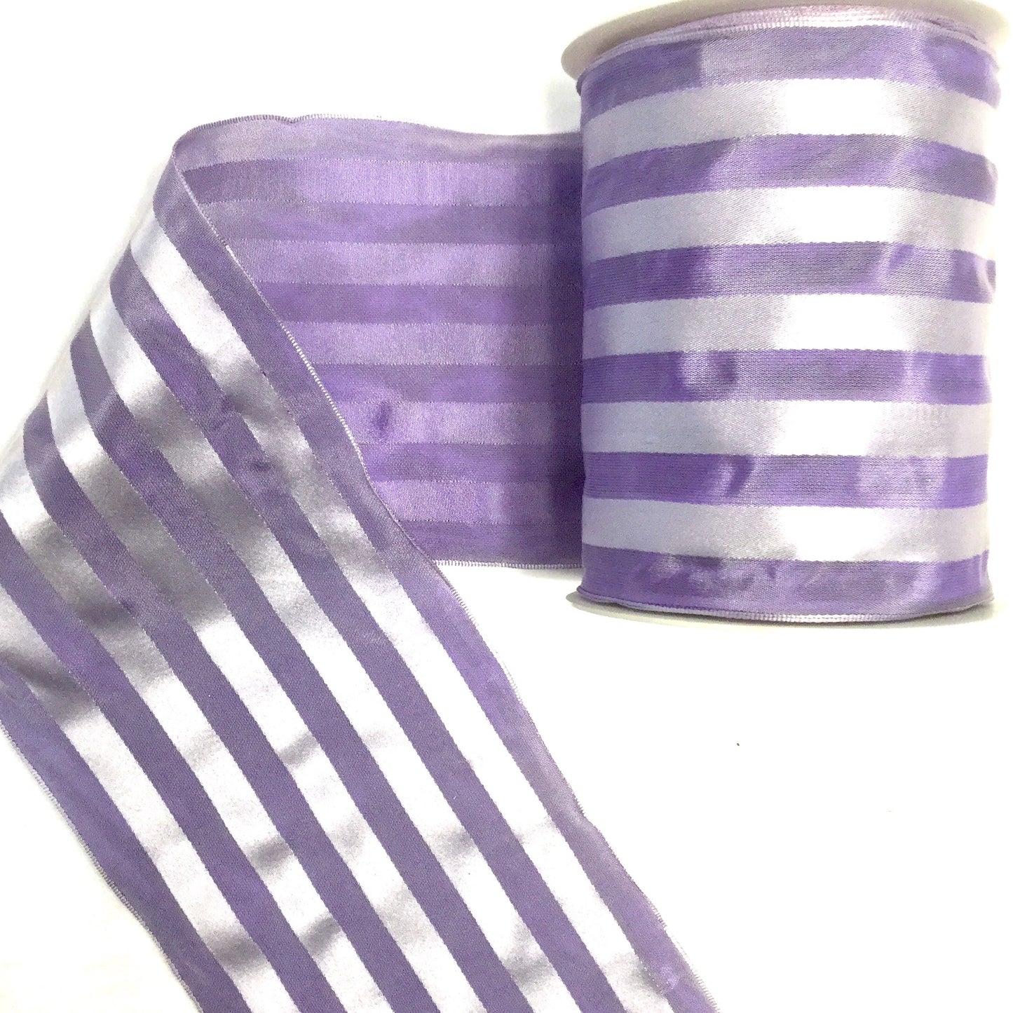 Wide Satin Taffeta Stripe Ribbon