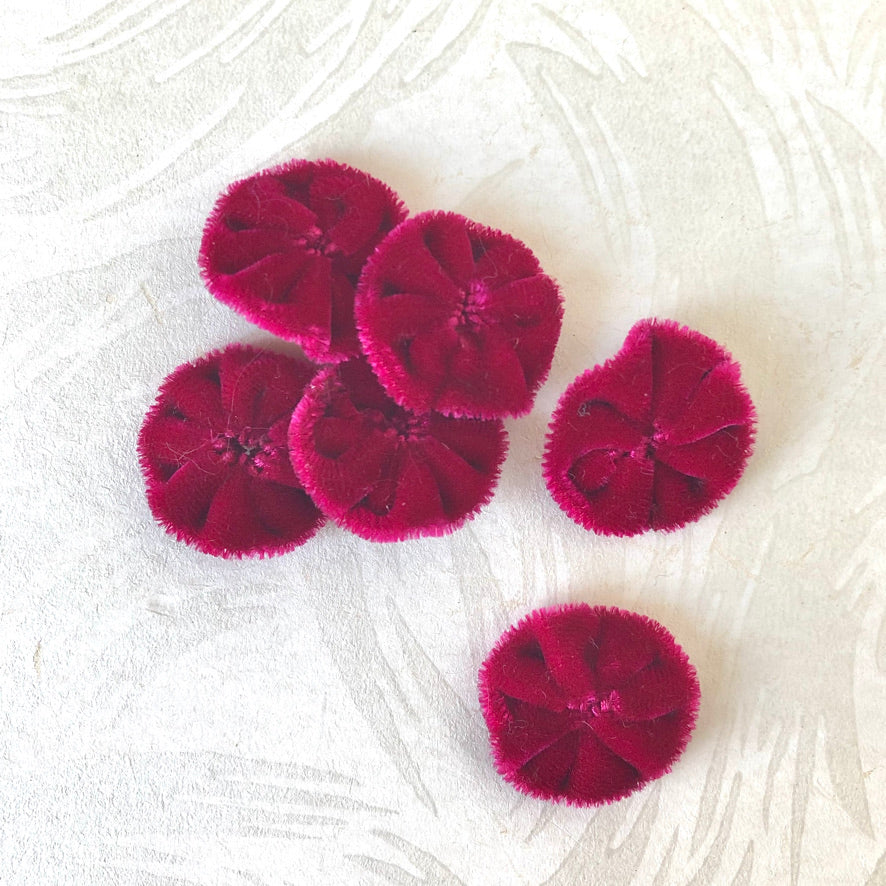 Vintage Velvet Yo-yos