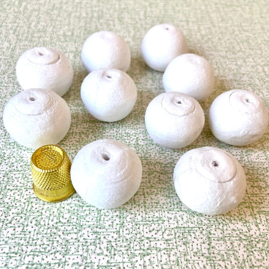 Spun Cotton Apple Shapes