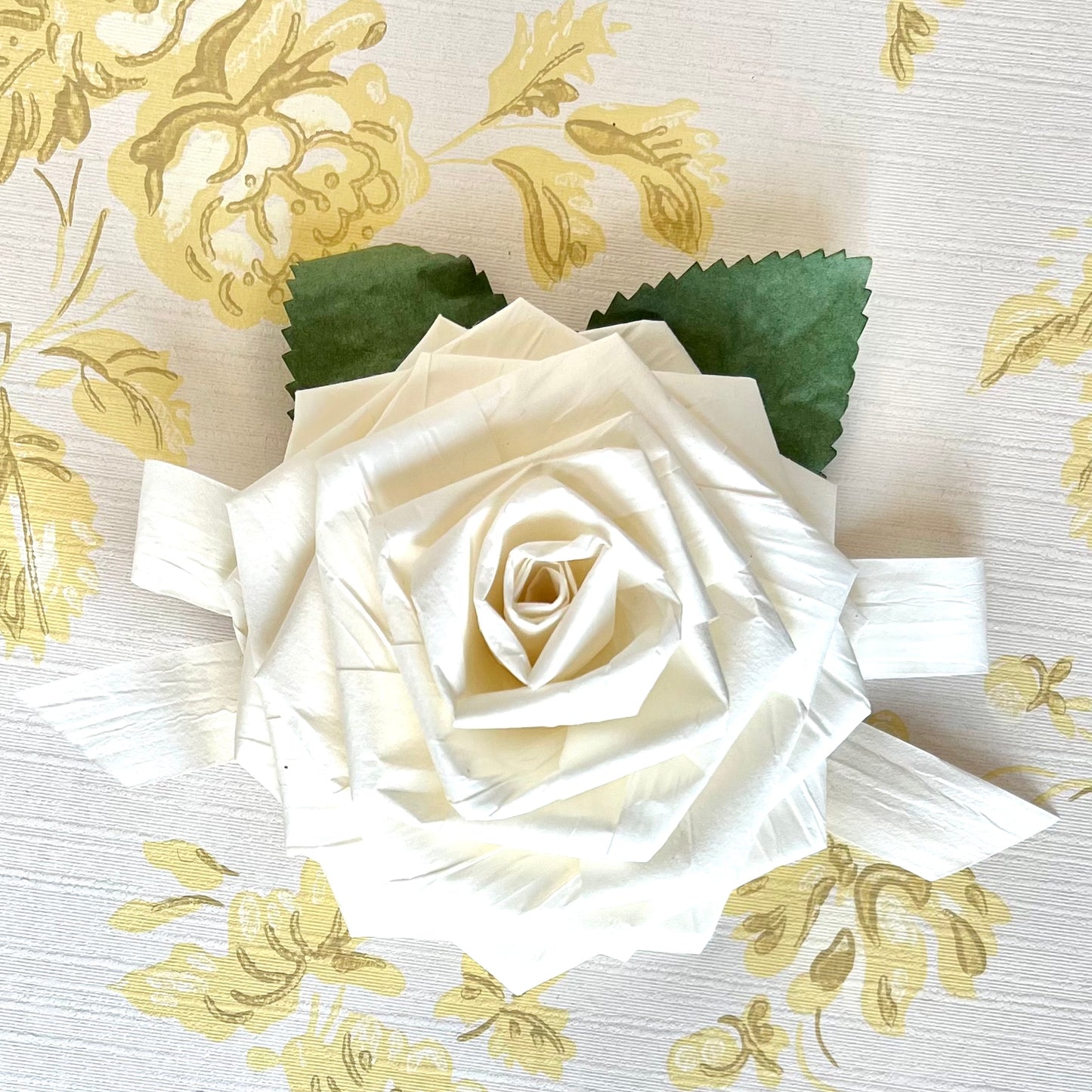 Rolled Ribbon Roses - Vintage