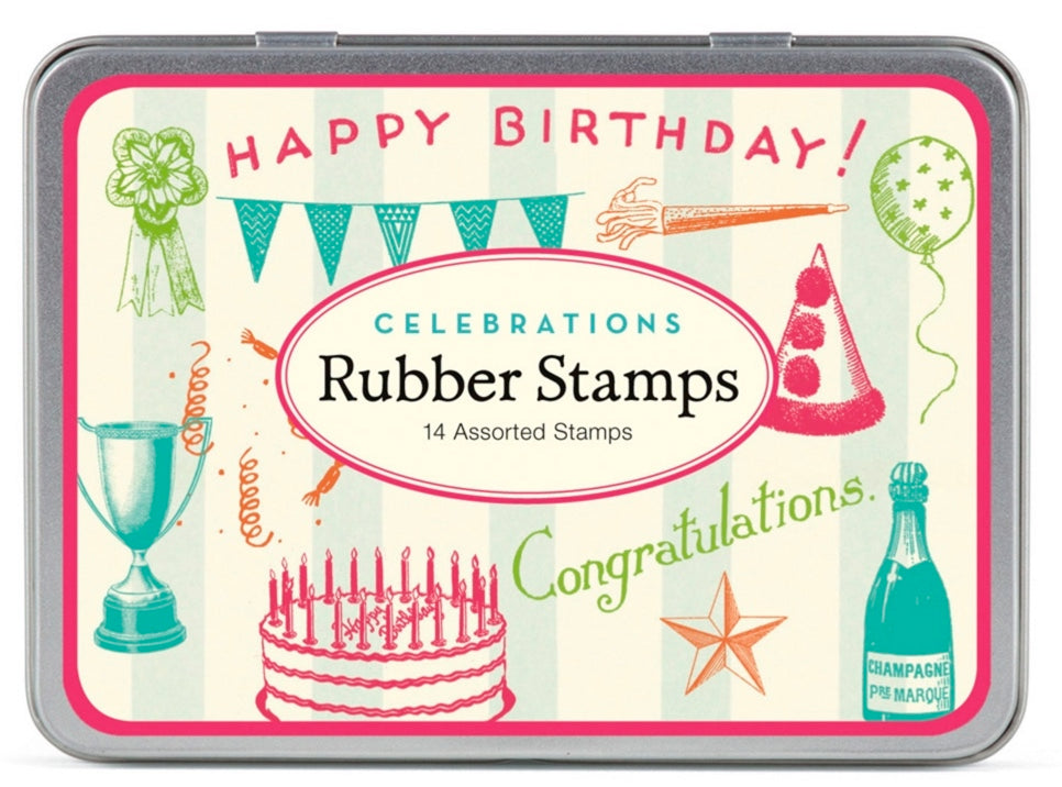 Happy Birthday Stamp Birthday Cards Happy Birthday Rubber Stamp