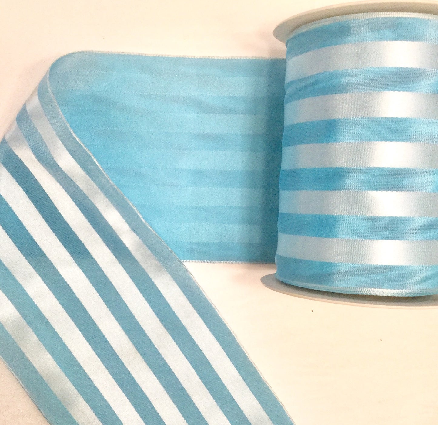 Wide Satin Taffeta Stripe Ribbon