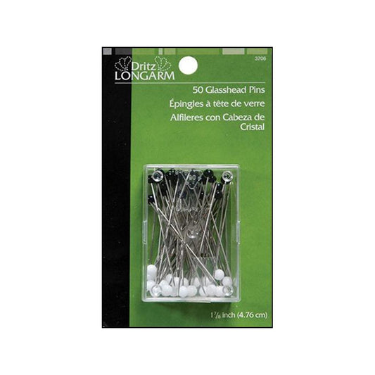 Dritz Longarm Glass Head Pins