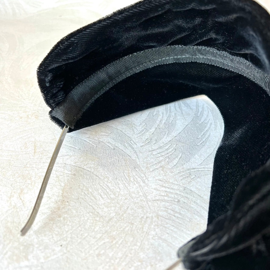 Vintage Velvet Fascinator Headband