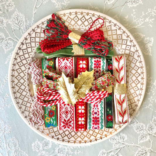 Home for the Holidays - Vintage Ribbons and Trims Collection