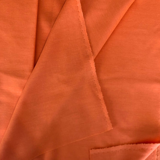 Retro Orange Double-knit Fabric