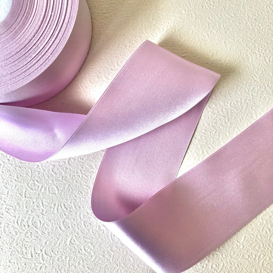 Double Faced Silk Satin Ribbon - Multiple Colors