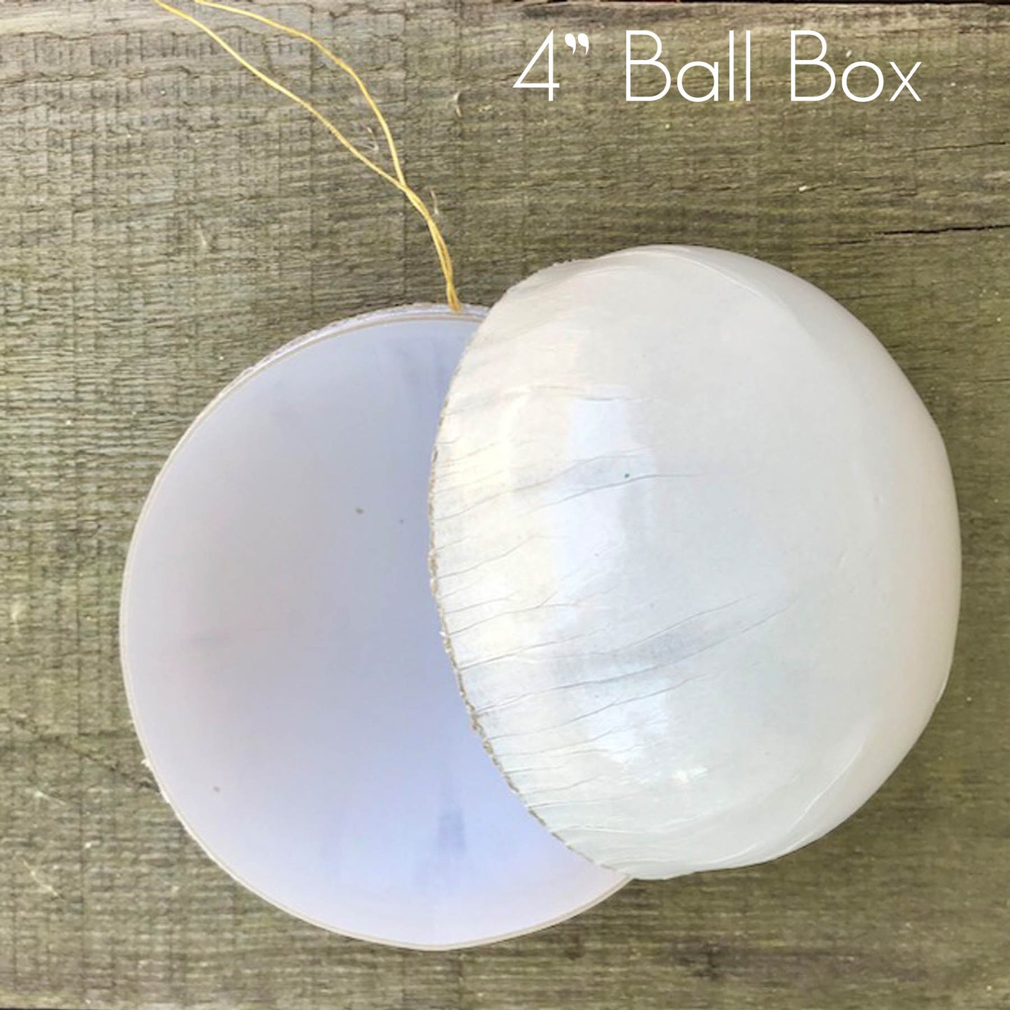 Round Plain Paper Maché Boxes