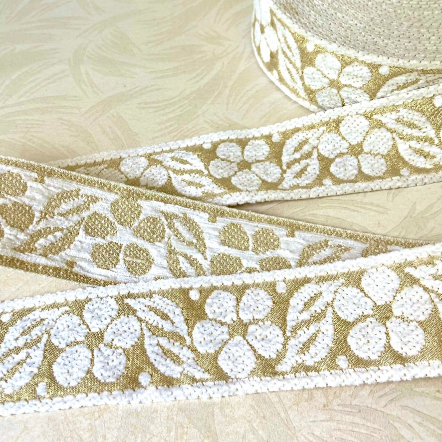 Metallic Chenille Jacquard