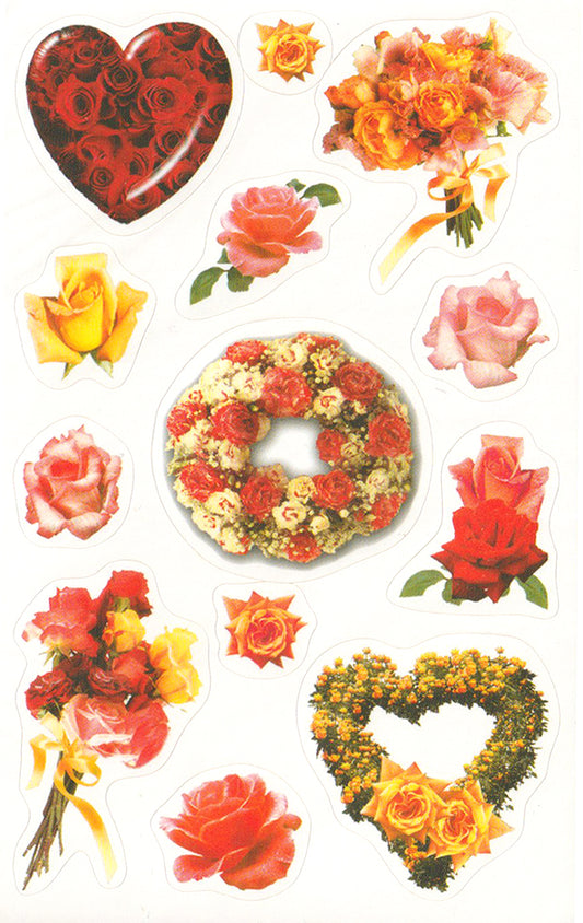 Roses & Hearts - Stickers
