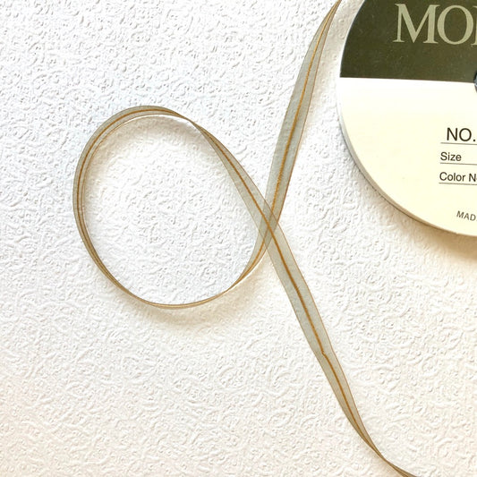 Mokuba Sheer Stripe Ribbon - Multiple Colorways