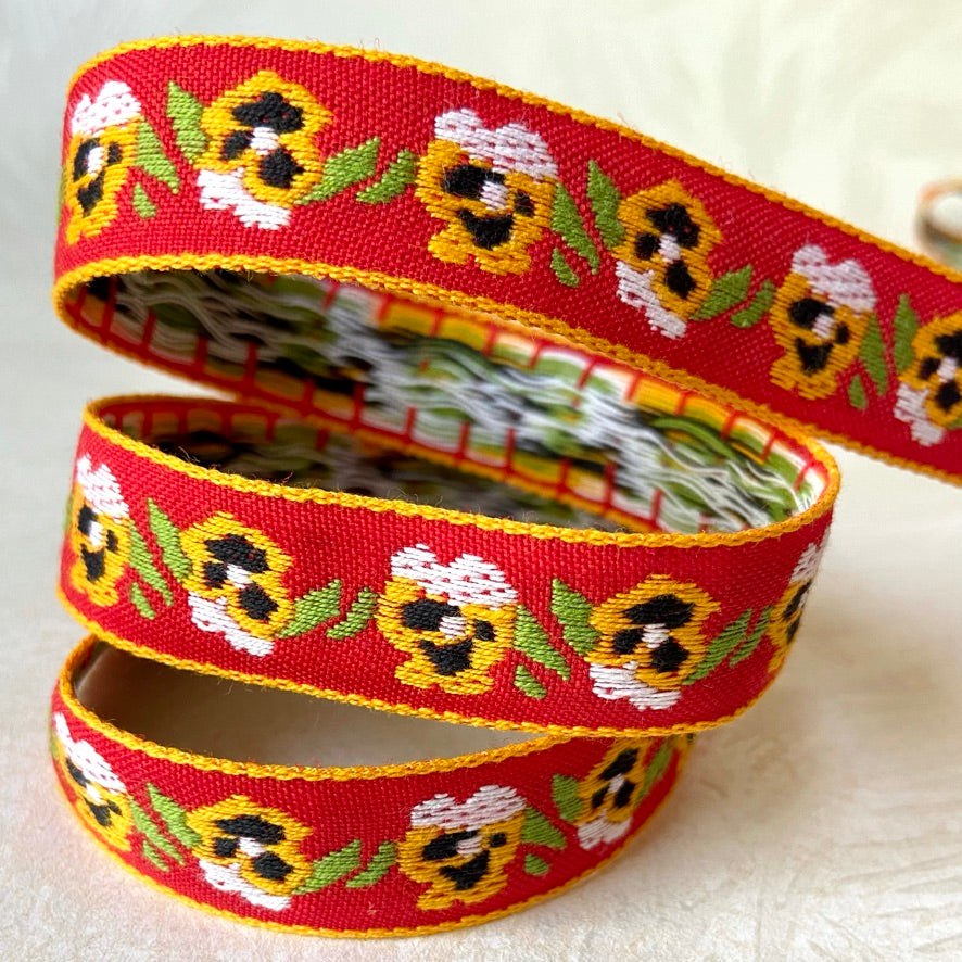 Pansy Floral Jacquard  - Multiple Colorways