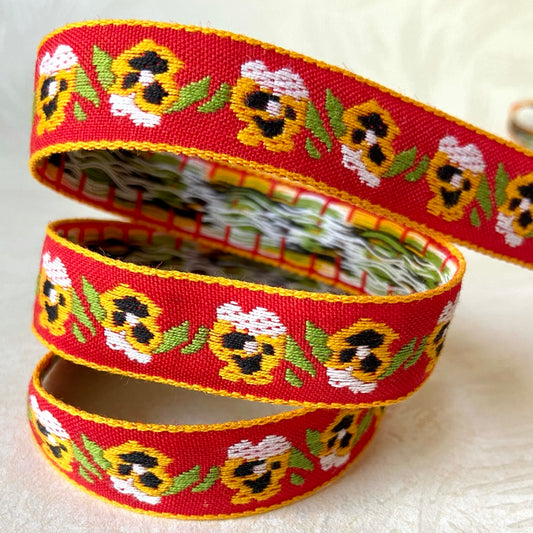 Pansy Floral Jacquard  - Multiple Colorways