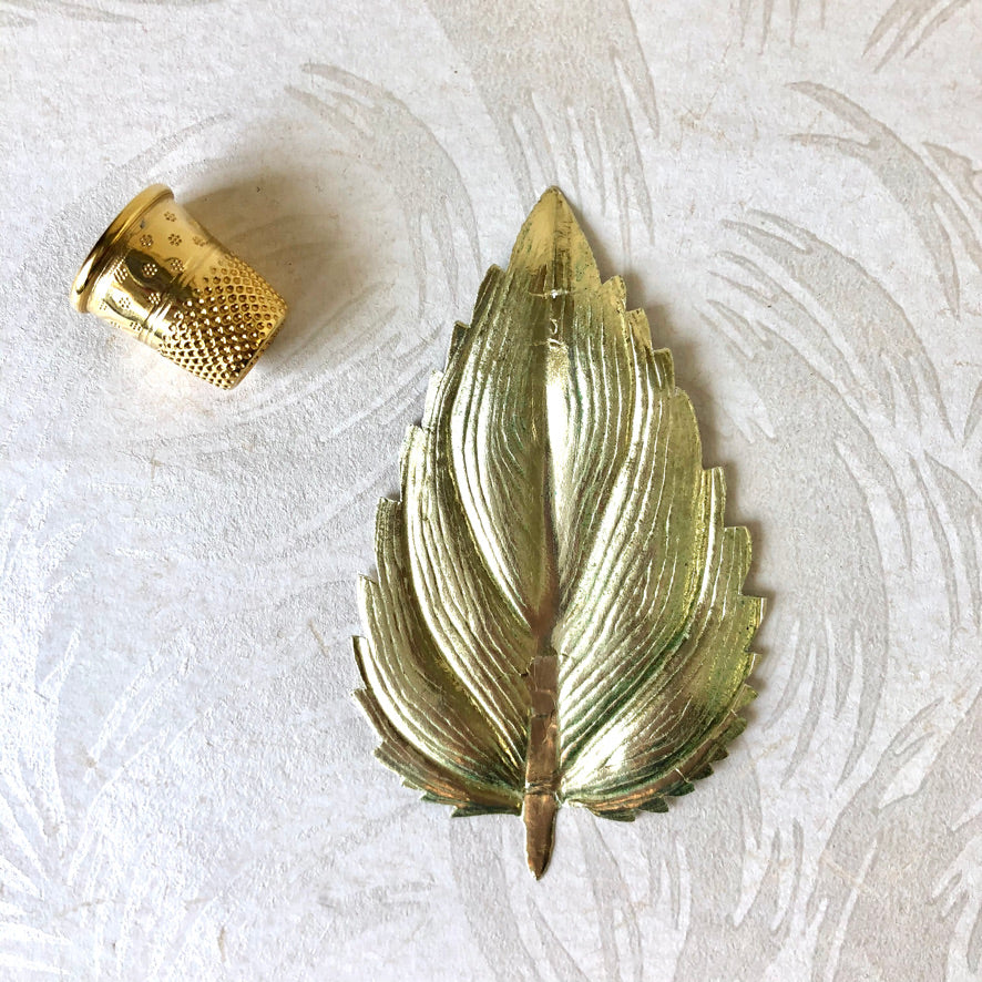 Hand Pressed Birch Leaves - Large