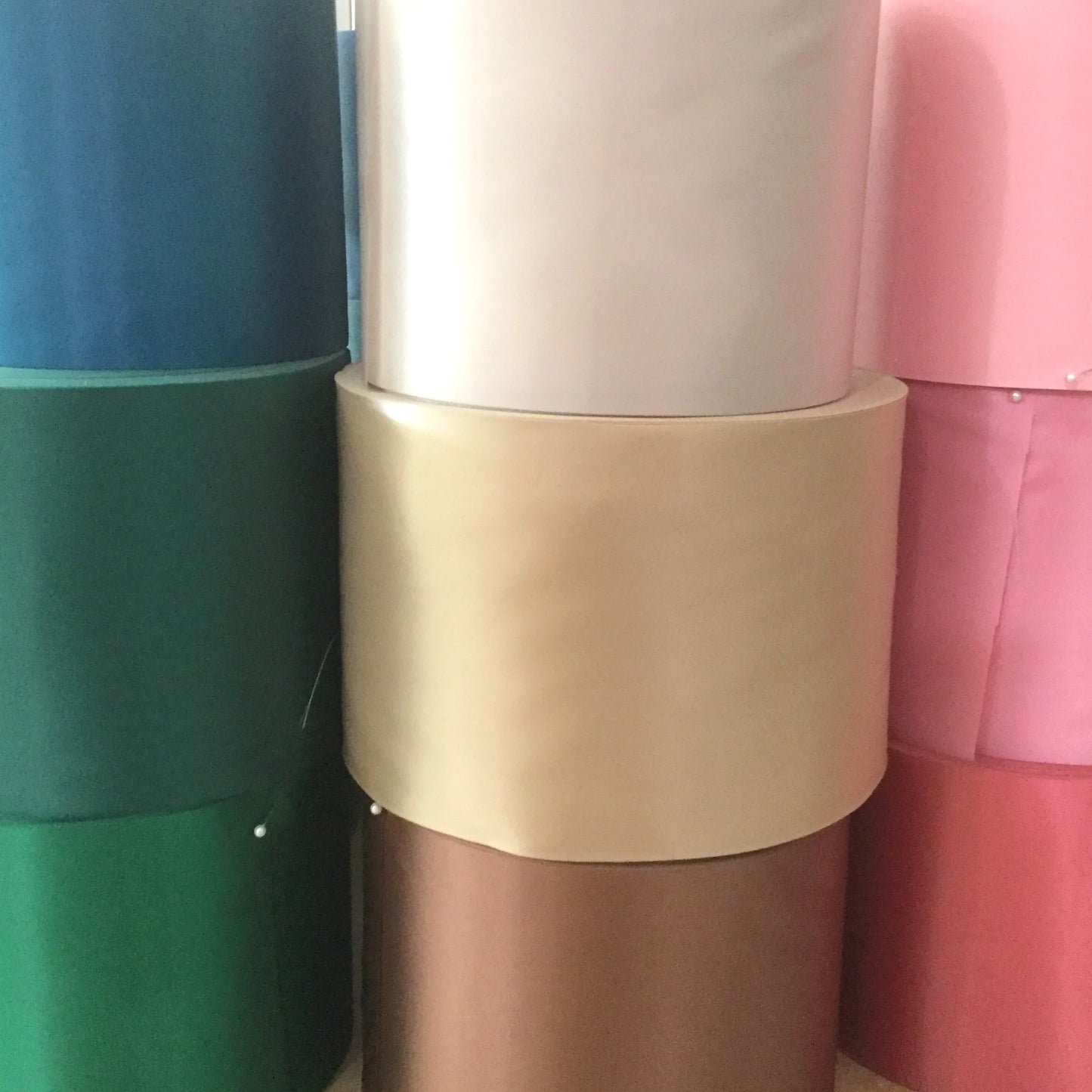 Wide Vintage Satin Ribbon by the Spool