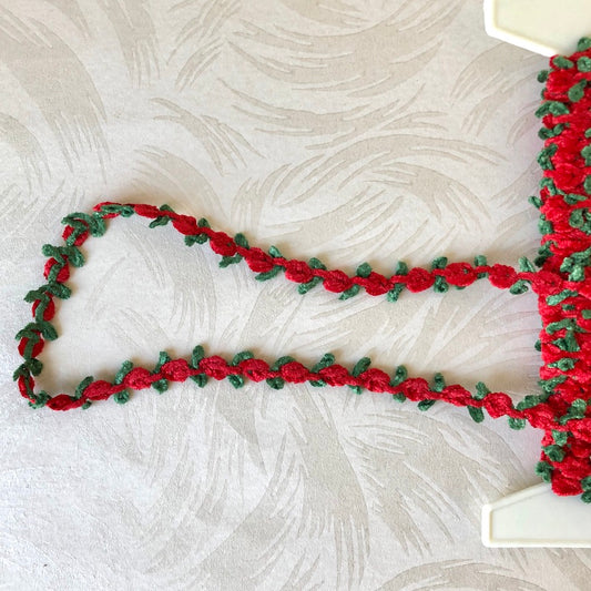 Chenille Rosebud Rococo Trim - Vintage - Multiple Colorways