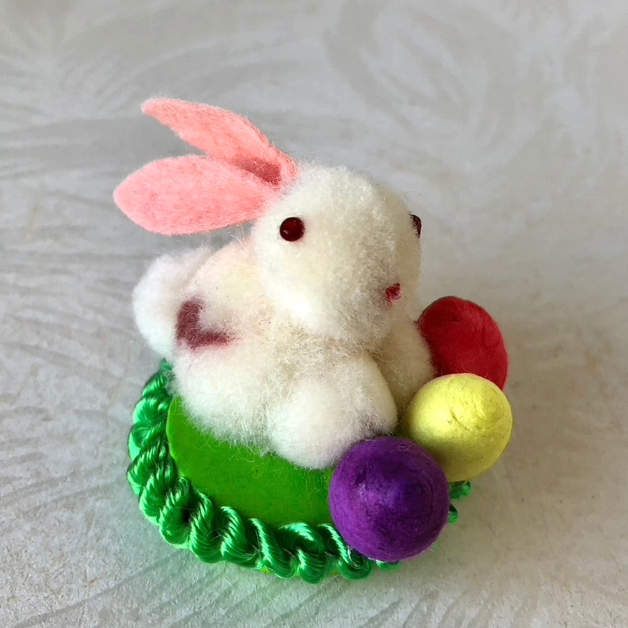 Funny Bunny Easter Rabbits with Eggs