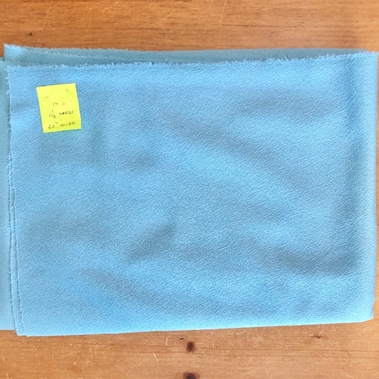 Blue Double-Knit Fabric