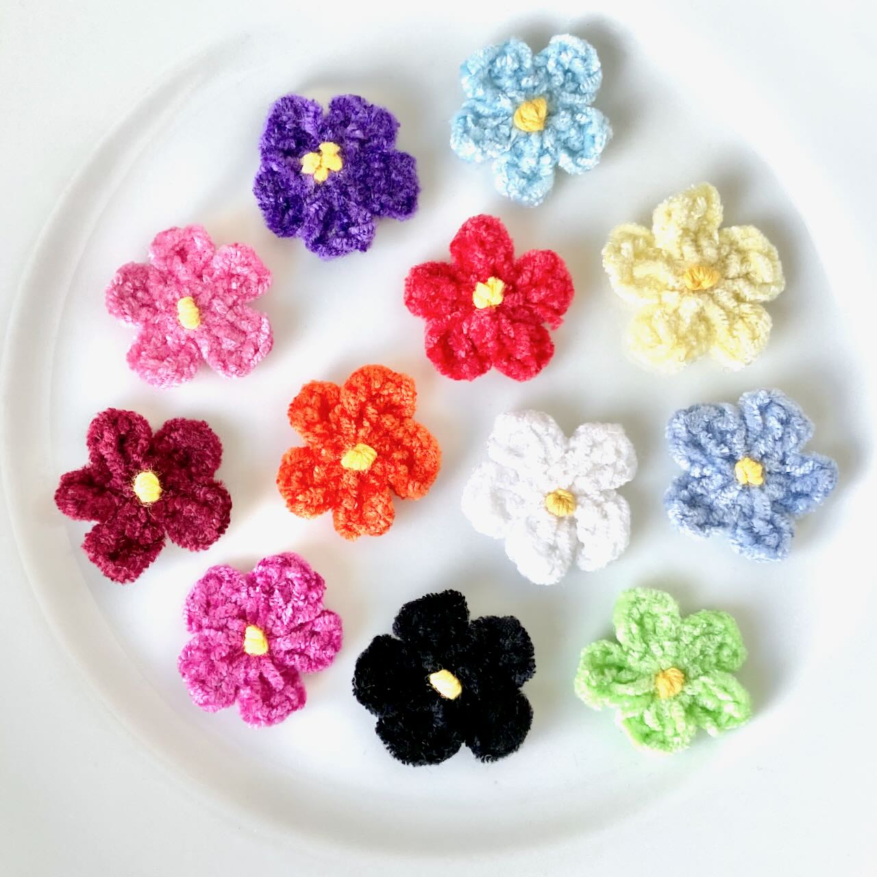 Chenille_Crochet_Flower