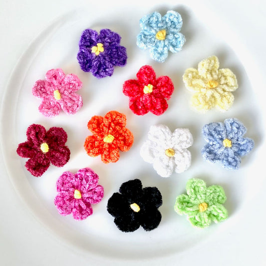     Chenille_Crochet_Flower