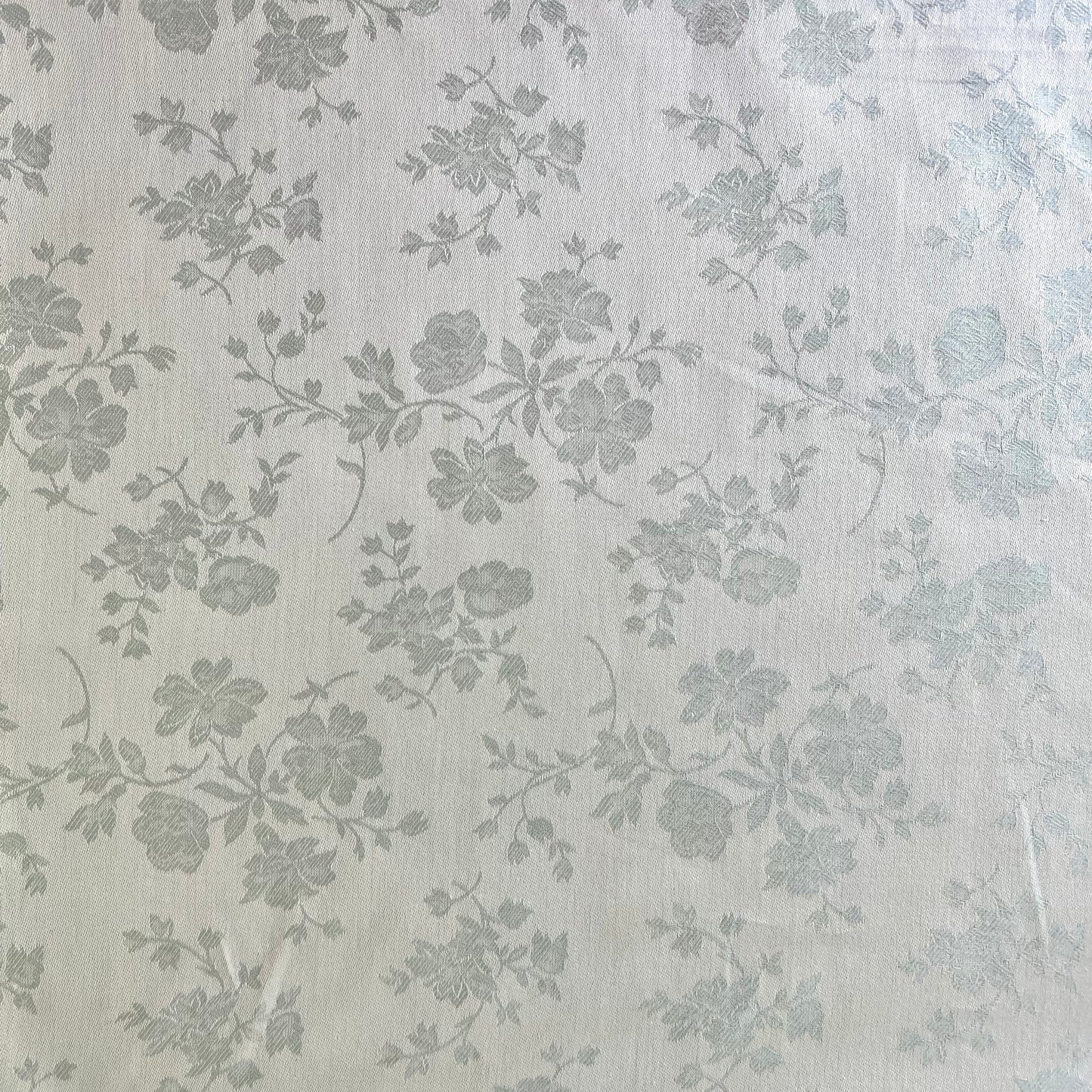 Floral Brocade Silky Cotton Fabric by Half Yard