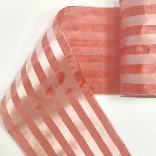 Wide Satin Taffeta Stripe Ribbon