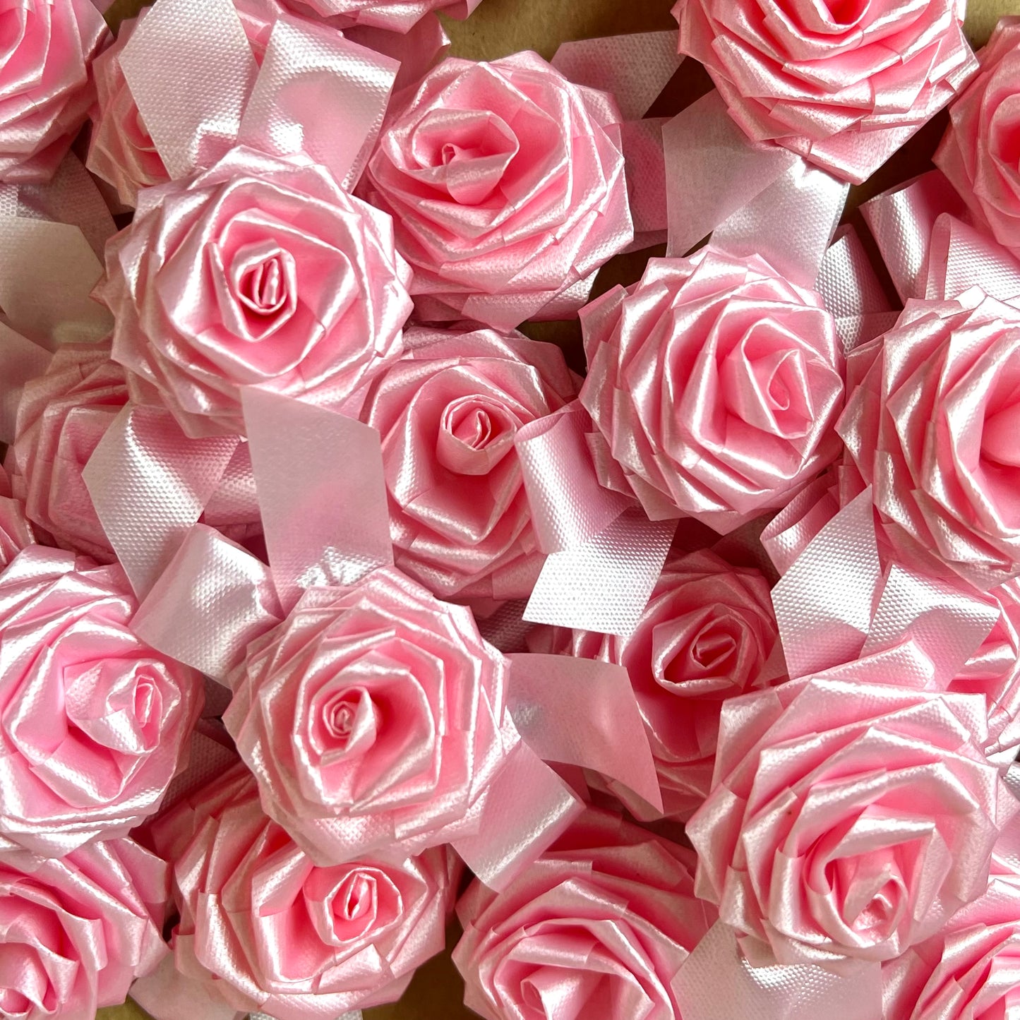 Rolled Ribbon Roses - Vintage