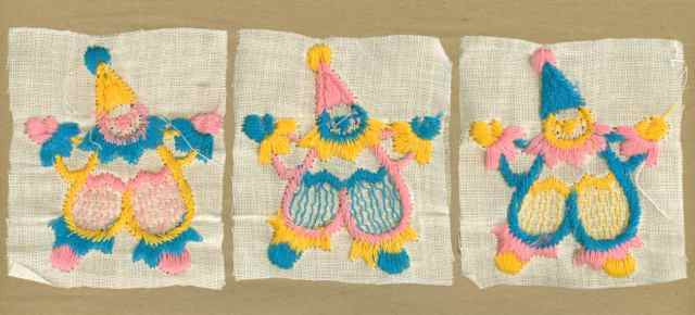 Pink_Yellow_Blue_Vintage_Applique_Clown