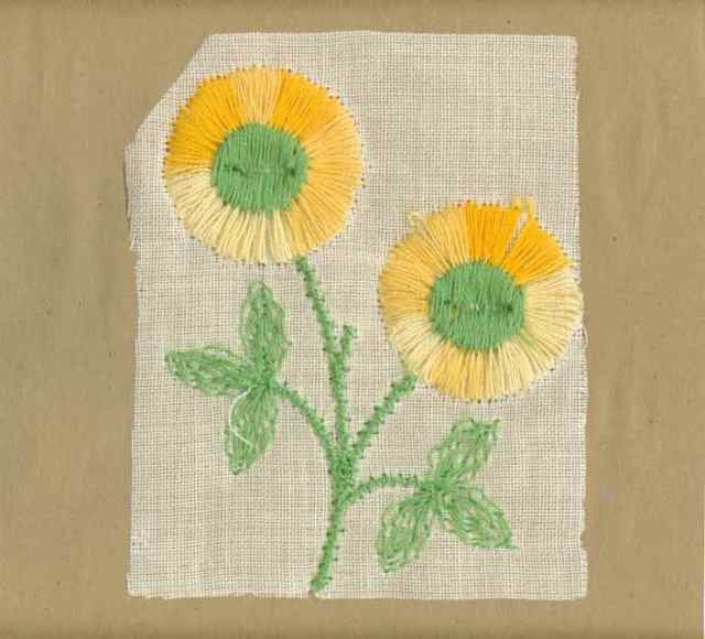 Yellow_Vintage_Applique_Double_Button_Flower