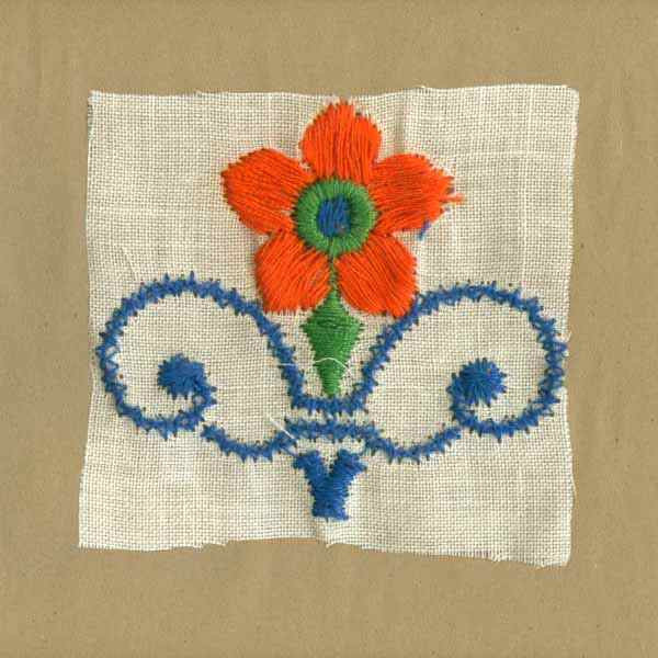 Orange_Vintage_Applique_Flower_Motif