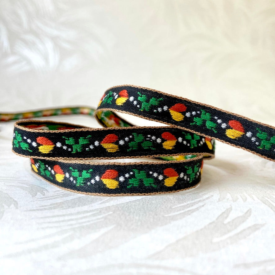 Narrow Hearts on the Side Jacquard - Multiple Colorways