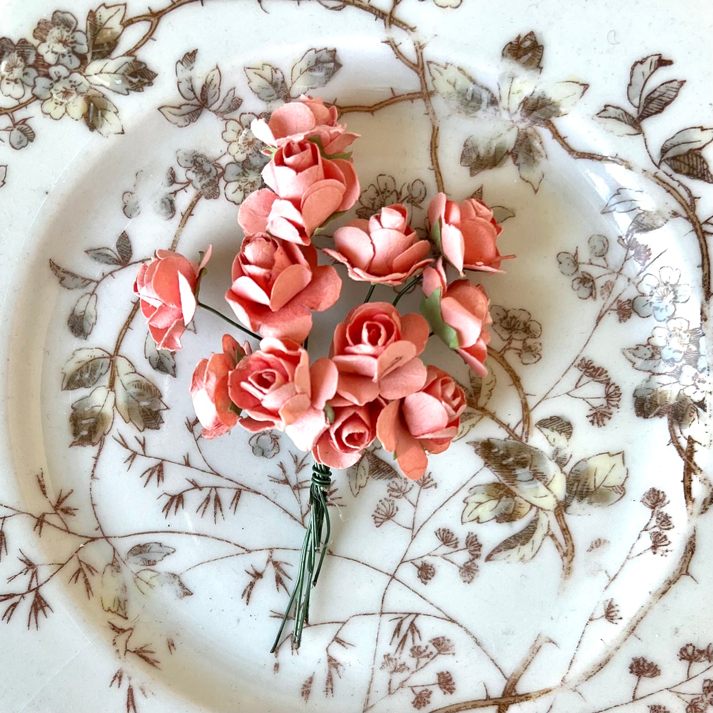 A Dozen Tiny Paper Roses