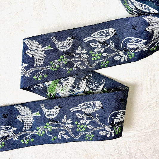 Birds_White_on_Blue_Cotton_Ribbon