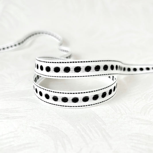 Black_Dot_Jacquard_Ribbon