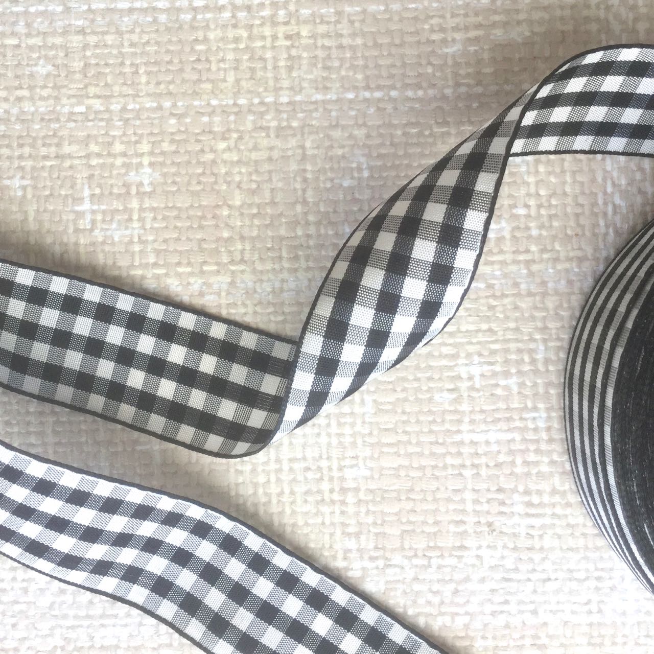 Check Taffeta Ribbon