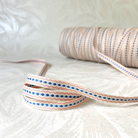 Blue_Dots_Jacquard_Ribbon