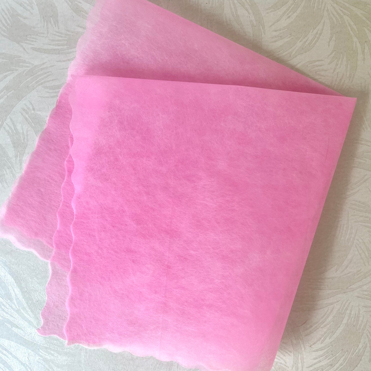 Scalloped Edge Mulberry Paper Wrap – Rose Mille