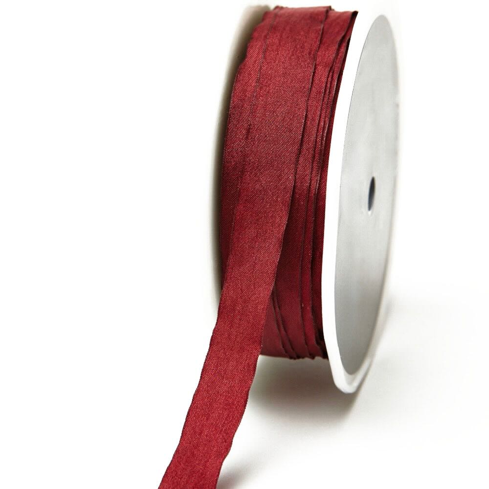 Burgundy_Faux_Silk_Ribbon