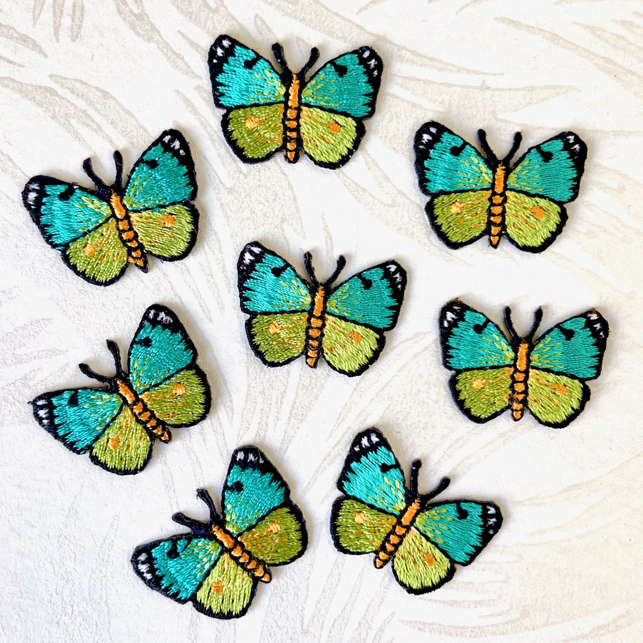 Butterfly_Iron_on_Patch_Green