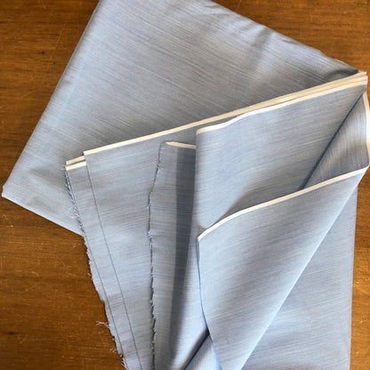 Woven Blue Chambray Cotton Fabric