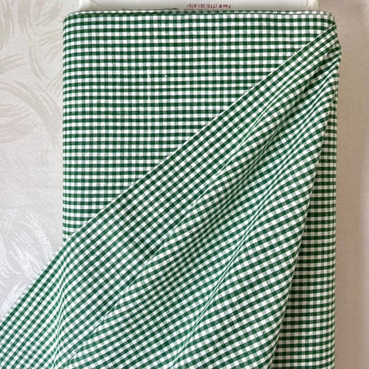 Cotton Checked Homespun Fabric - Half Yard