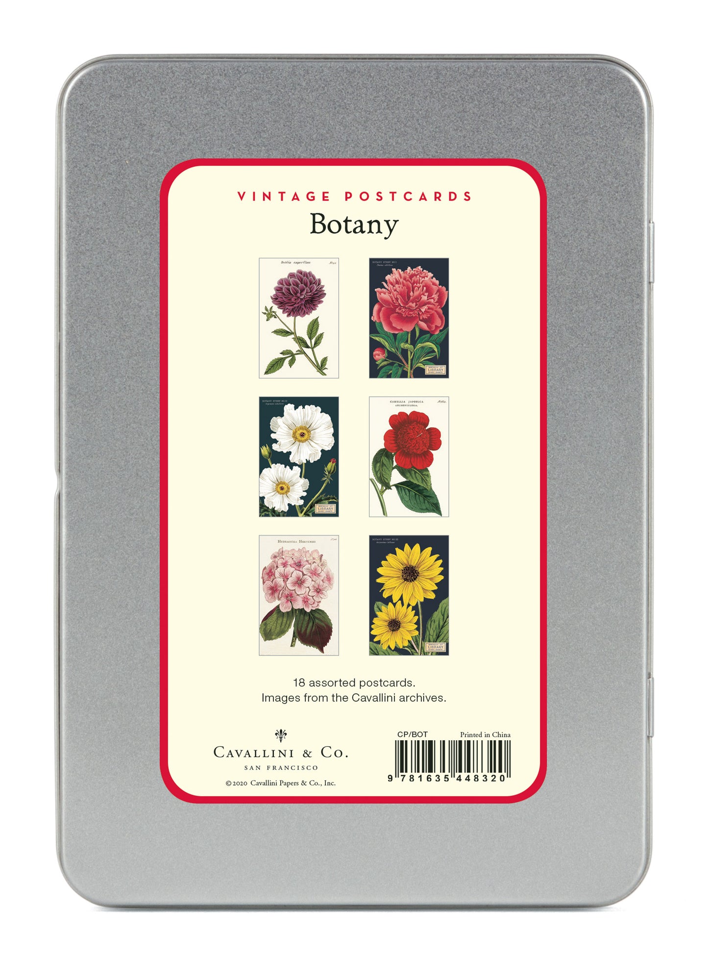 Botany Vintage Postcards Set