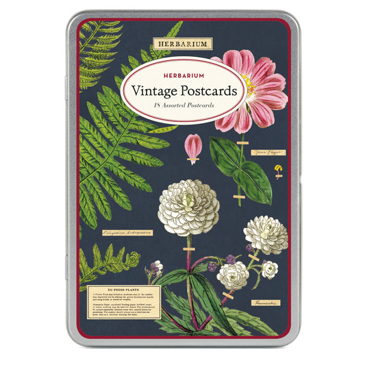 Herbarium Vintage Postcards Set