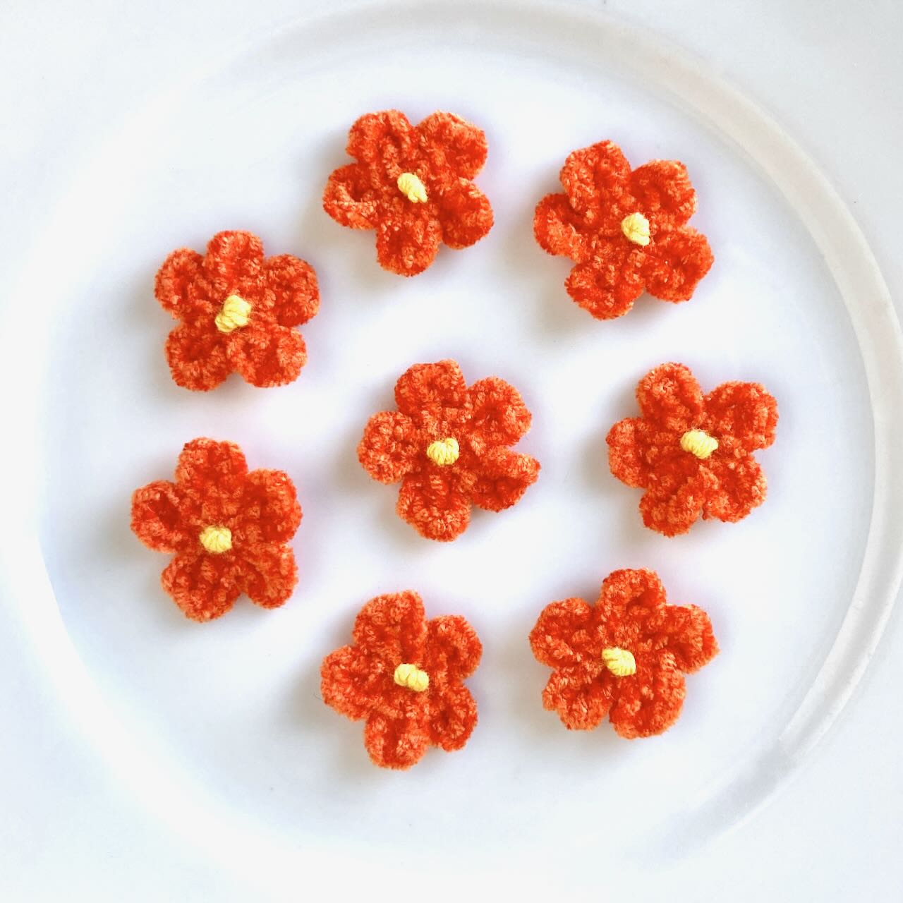 Chenille_Crochet_Flower