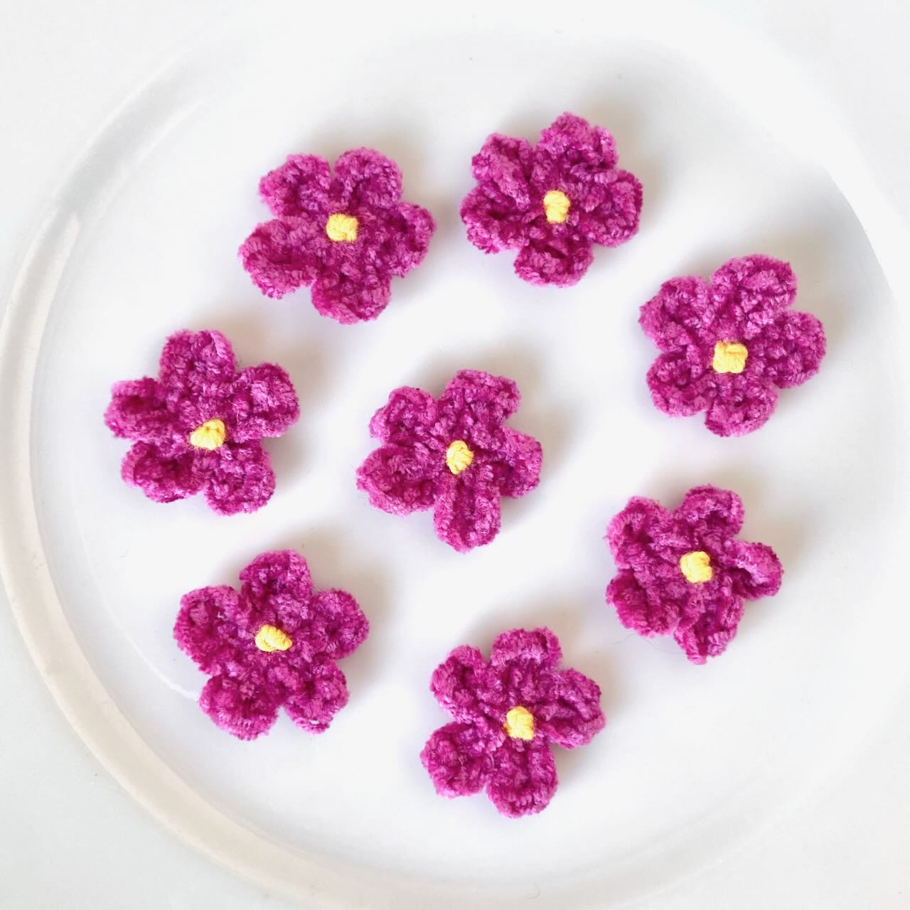 Chenille_Crochet_Flower