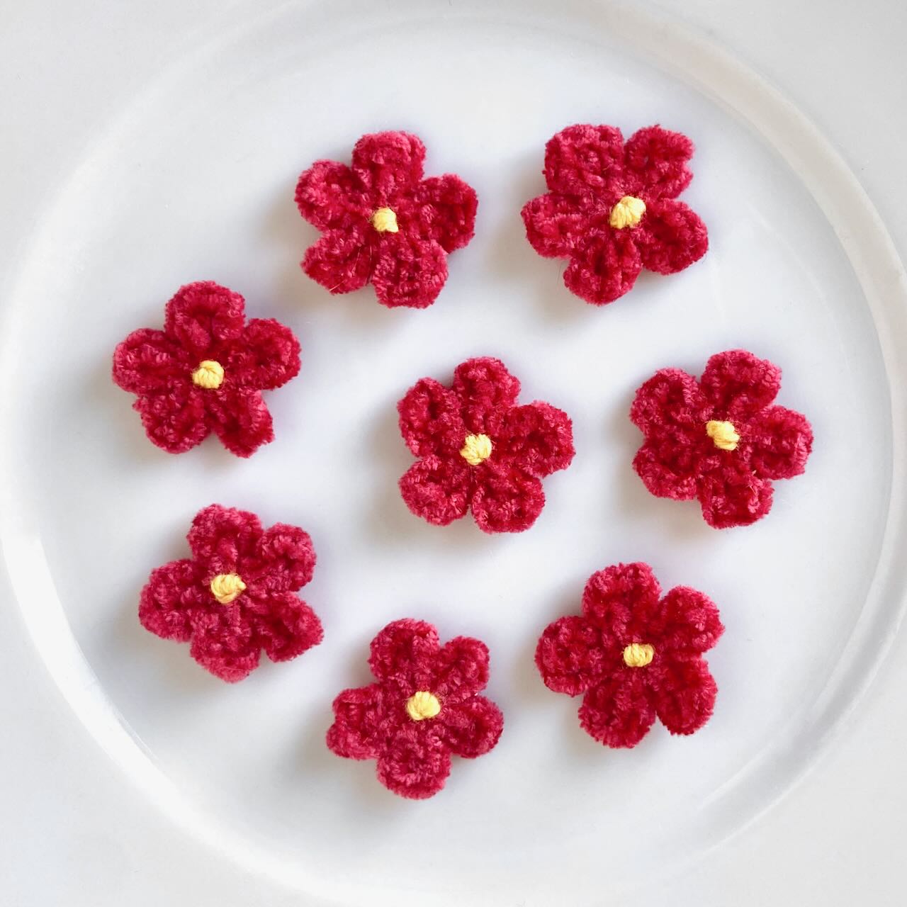 Chenille_Crochet_Flower