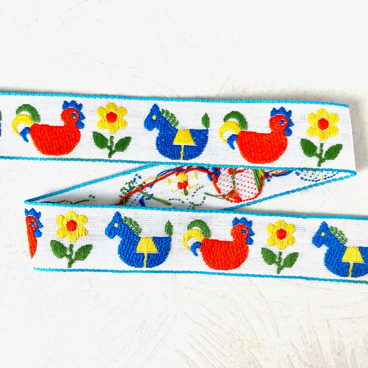 Chicken_Horse_Jacquard_Ribbon