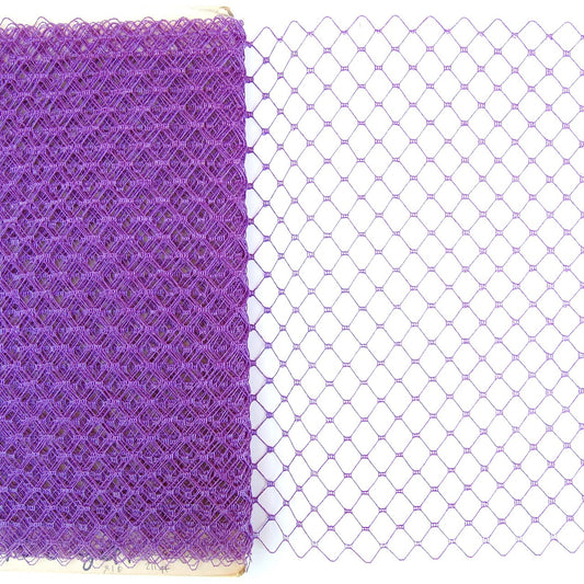 Chunky Square in Diamond Weave Veiling Netting - Birdcage Many Colors