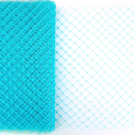 Chunky Square in Diamond Weave Veiling Netting - Birdcage Many Colors
