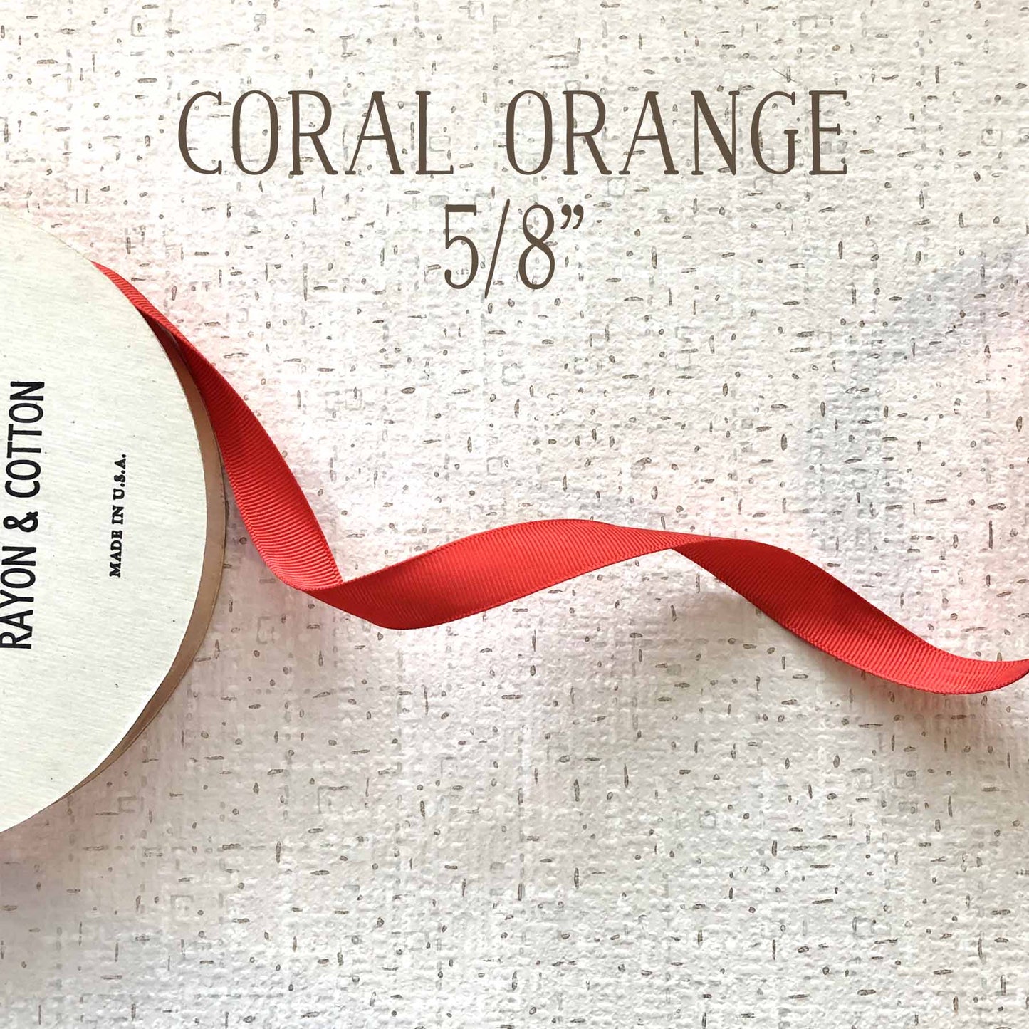 Rayon & Cotton Grosgrain  - Multiple Colorways